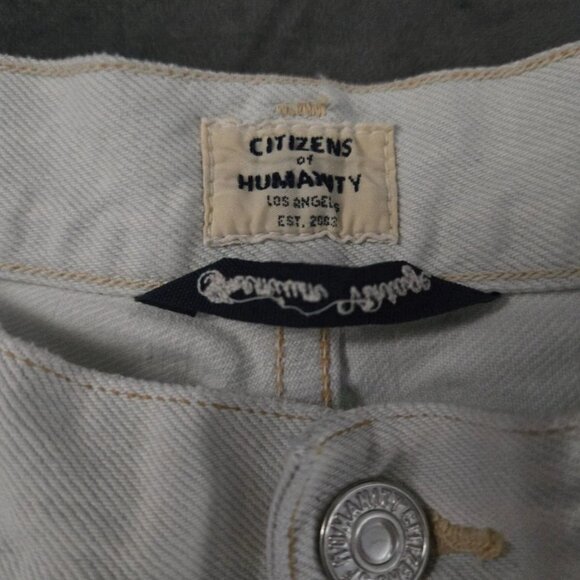 Citizens of Humanity: Liya  Classic Fit Distressed Jeans Fresh Water NWT - Picture 1 of 6